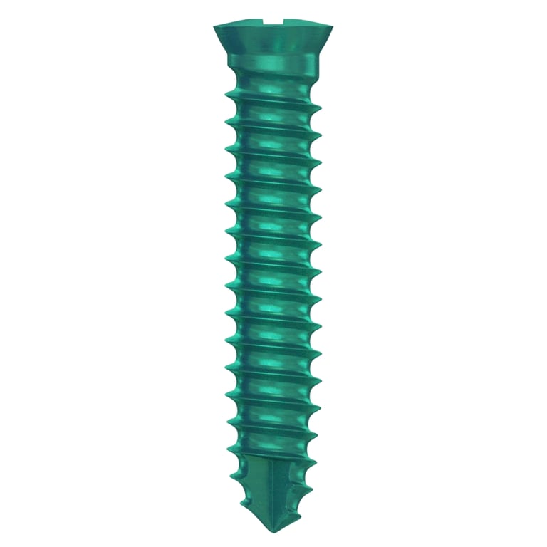 DSI GBR Ø2.0 x 12.0mm Titanium Bone Screw, Phillips Connection, 5/Pk. Secures titanium mesh
