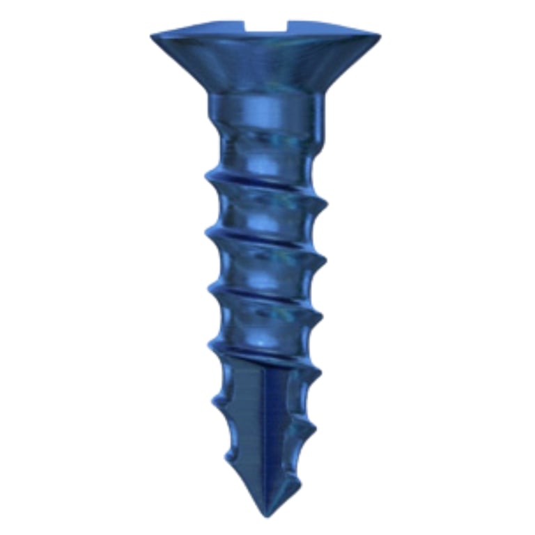 DSI GBR Ø1.4 x 4.0mm Titanium Bone Screw, Phillips Connection, 5/Pk. Secures titanium mesh