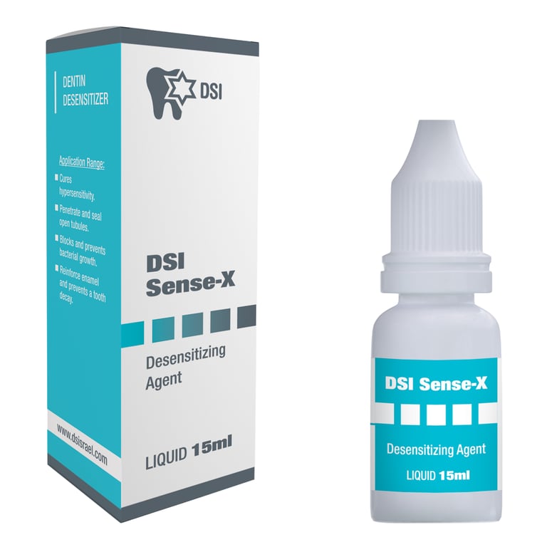 DSI Glutaral Sense X Desensitizer, 15ml Bottle, 1/Pk. Penetrates exposed dentinal tubules up