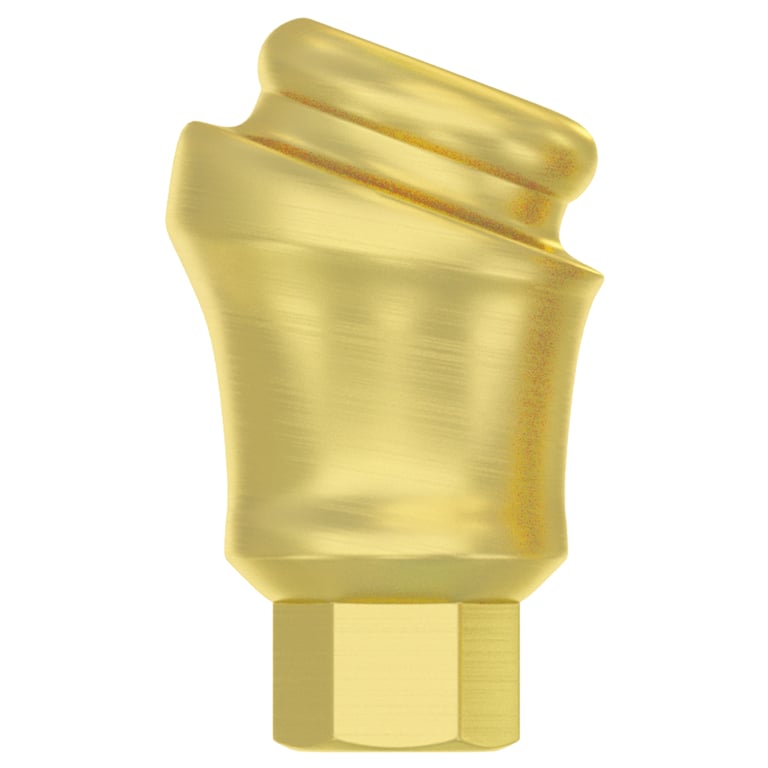 DSI Loc-In 3.8mm Titanium Abutment Full Set, 3.0mm GH, 18°, Internal Hex, 1/Set. Includes: 1 x