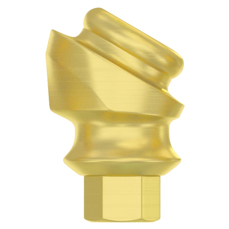 DSI Loc-In 3.8mm Titanium Abutment Full Set, 2.0mm GH, 30°, Internal Hex, 1/Set. Includes: 1 x