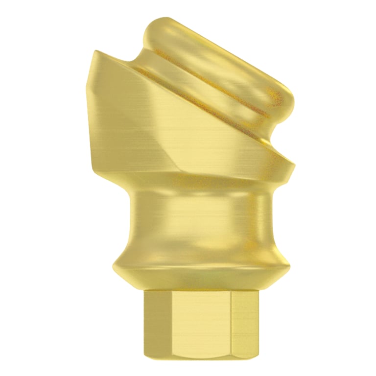 DSI Loc-In 3.8mm Titanium Abutment Full Set, 3.0mm GH, 30°, Internal Hex, 1/Set. Includes: 1 x