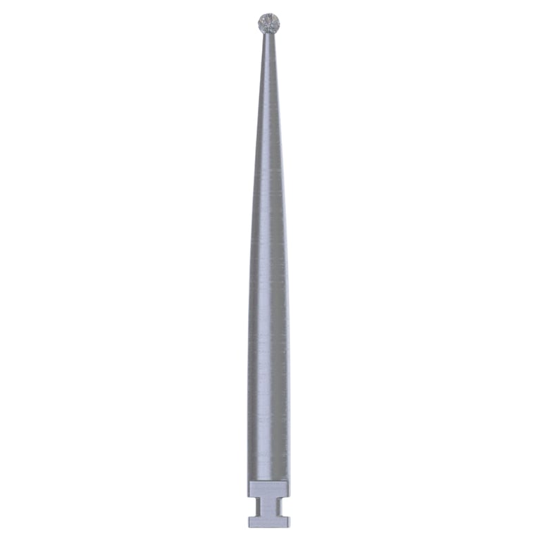 DSI Nano-Diamond Coated Degranulation Bur, Ø1.0mm, 1/Pk. Removes soft tissue remnants, root