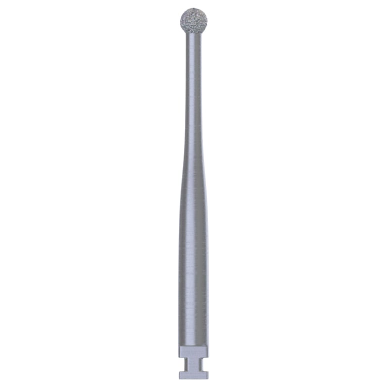 DSI Nano-Diamond Coated Degranulation Bur, Ø2.5mm, 1/Pk. Removes soft tissue remnants, root