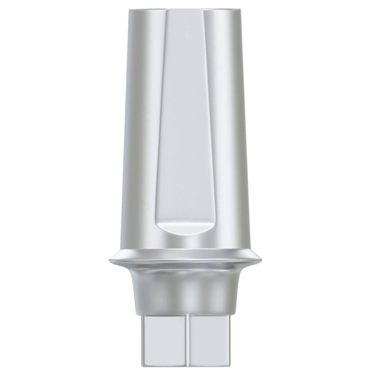 DSI 1.0mm Titanium Anatomic Abutment w/Fixation Screw, Regular Ø2.5mm, Hiossen ET Compatible