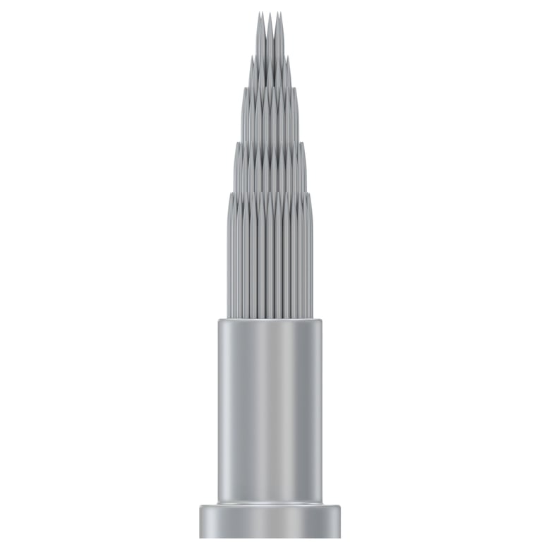 DSI Peri-Implantitis Titanium Brush, Ø1.0 x 33mm, Nano, 1/Pk. Connects via a latch-type RA
