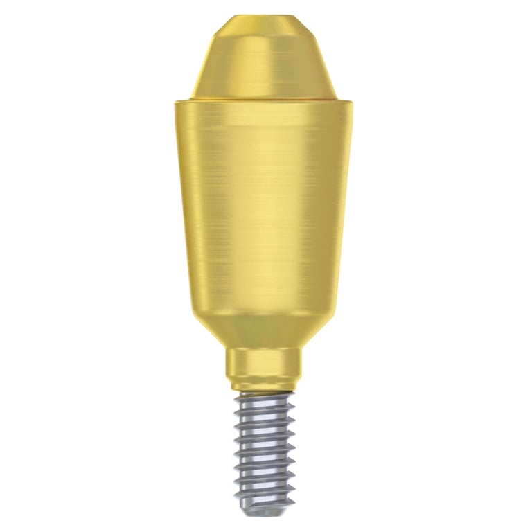 DSI Premium RP Titanium Straight Multi-Unit Abutment, 4.0mm GH, Internal Hex 2.42mm, 1/Pk