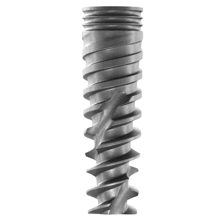 DSI Premium Spiral Titanium Implant w/Cover Screw, 4.2mm x 16mm, Internal Hex 2.42mm, 1/Pk