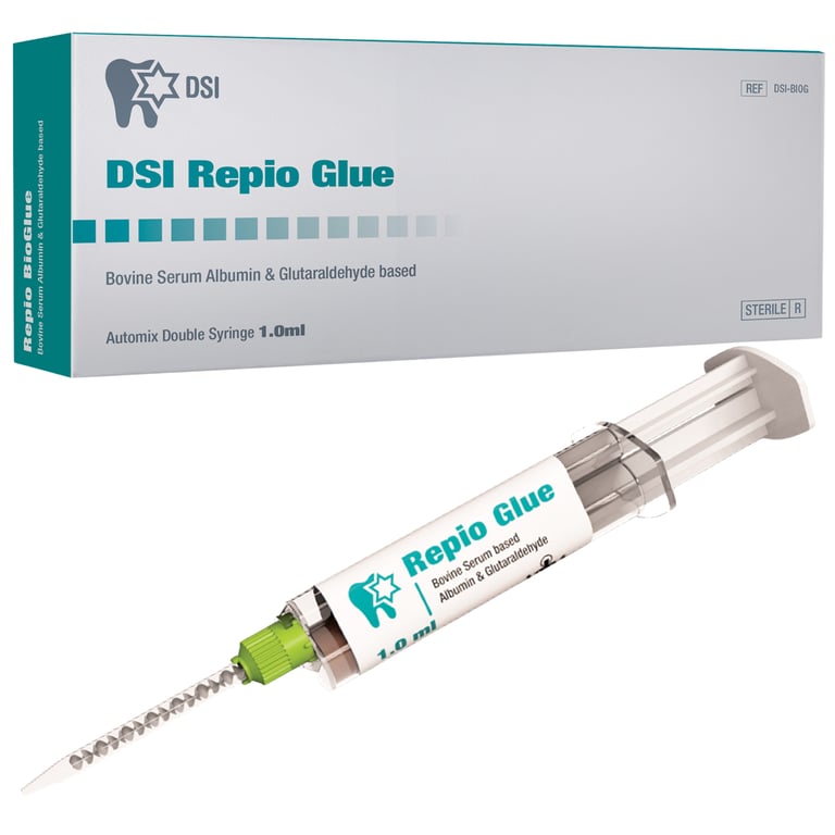 DSI Repio Surgical Tissue Adhesive, 1.0ml Syringe, 1/Pk. Medical-grade, moisture-resistant