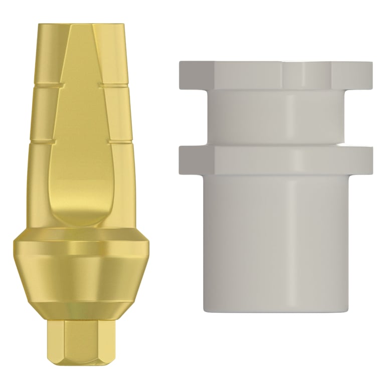 DSI Snap-On Anatomic 2.0mm Titanium Final Abutment & Transfer, 2.42mm Internal Hex, 1/Pk. Serves