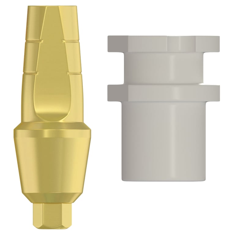 DSI Snap-On Anatomic 4.0mm Titanium Final Abutment & Transfer, 2.42mm Internal Hex, 1/Pk. Serves