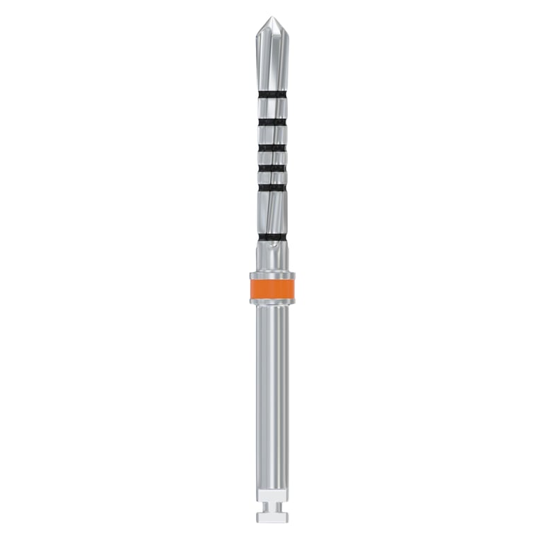 DSI Stainless Steel Cylindrical Drill, RA, 2.5 x 16mm, 1/Pk. Secures efficiently to contra-angle