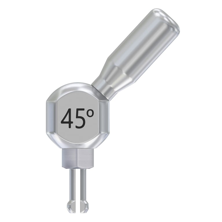 DSI Stainless Steel Multi-Unit Angulation Gauge Clip, 45°, 1/Pk. Determines accurate angulation