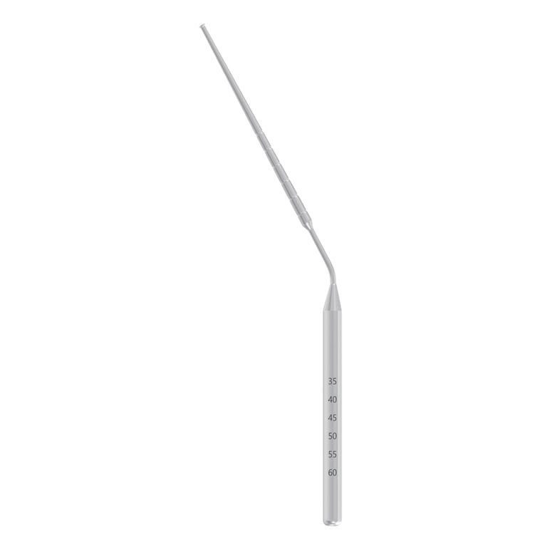 DSI Stainless Steel Zygomatic Depth Gauge, 35-60mm Markings, 1/Pk. Determines precise osteotomy
