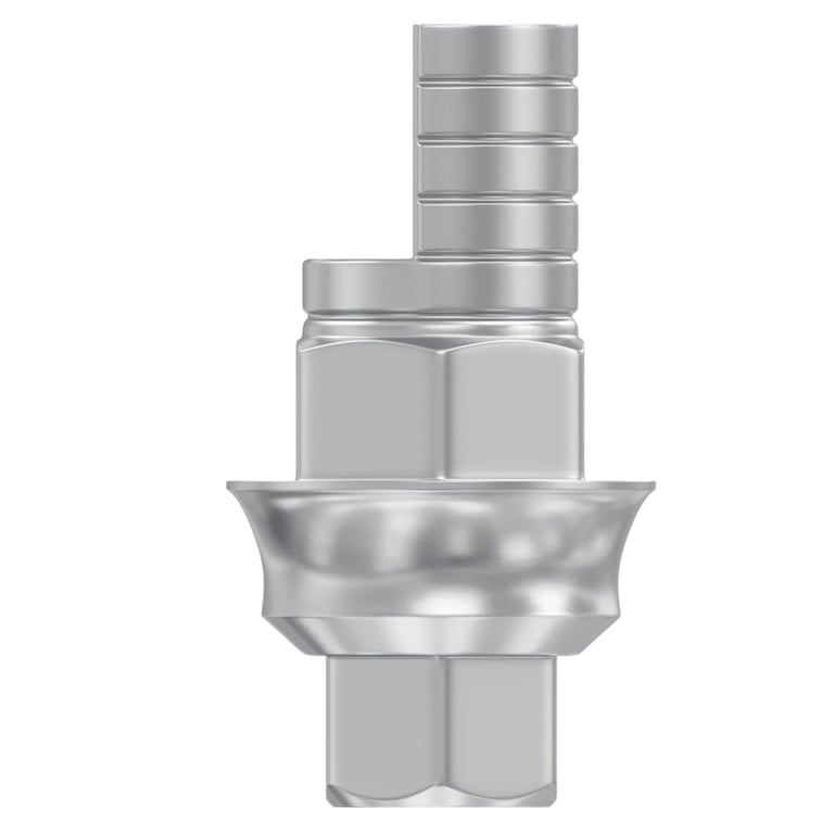 DSI Ti-Base Ø2.42mm Internal Hex Angulated Abutment, 2.0mm GH, 25°, Non-Rotational, 1/Pk