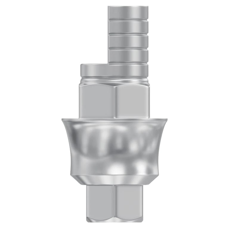 DSI Ti-Base Ø2.42mm Internal Hex Angulated Abutment, 3.0mm GH, 25°, Non-Rotational, 1/Pk