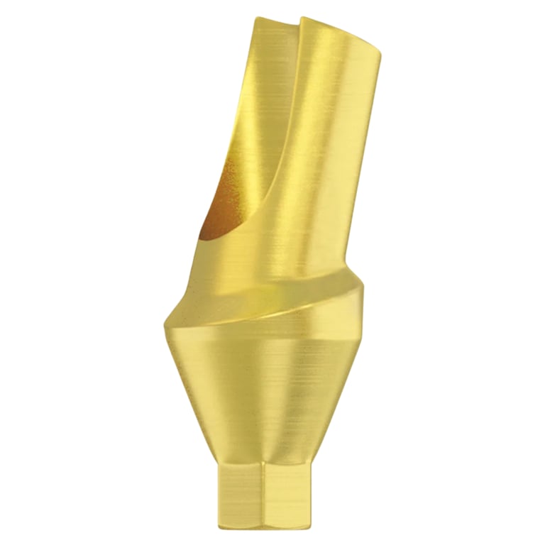 DSI Titanium Anatomic RP Ø4.3mm Angulated Abutment, 1.5mm GH, 15°, NobelActive Compatible, 1/Pk