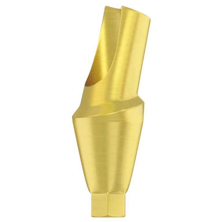 DSI Titanium Anatomic RP Ø4.3mm Angulated Abutment, 3.0mm GH, 15°, NobelActive Compatible, 1/Pk