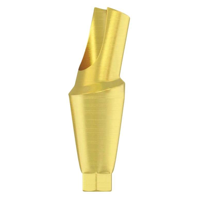 DSI Titanium Anatomic RP Ø4.3mm Angulated Abutment, 4.5mm GH, 15°, NobelActive Compatible, 1/Pk