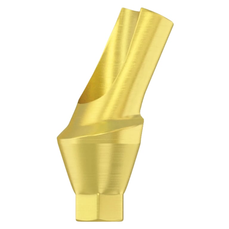 DSI Titanium Anatomic RP Ø4.3mm Angulated Abutment, 1.5mm GH, 25°, NobelActive Compatible, 1/Pk