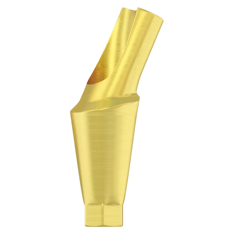 DSI Titanium Anatomic RP Ø4.3mm Angulated Abutment, 4.5mm GH, 25°, NobelActive Compatible, 1/Pk