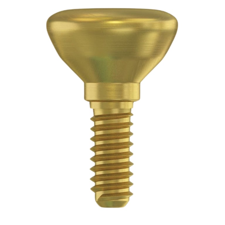 DSI 2.0mm Titanium Grade 5 Standard Concave Healing Cap, Regular Platform Ø2.42mm, 1/Pk. Designed