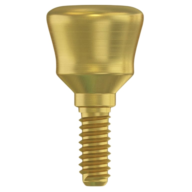 DSI 3.0mm Titanium Grade 5 Standard Concave Healing Cap, Regular Platform Ø2.42mm, 1/Pk. Designed