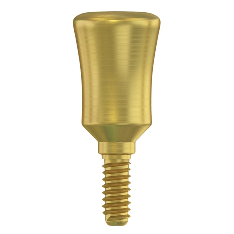 DSI 5.0mm Titanium Grade 5 Standard Concave Healing Cap, Regular Platform Ø2.42mm, 1/Pk. Designed