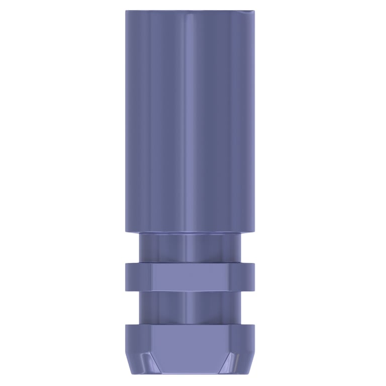 DSI Titanium Implant Analog, 3i Biomet Certain RP 4.1 Compatible, Purple, 1/Pk. Replicates implant