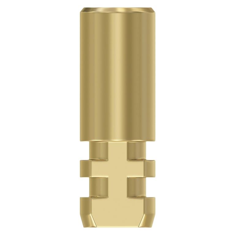 DSI Titanium Implant Analog, Astra EV 4.2mm Compatible, Gold, 1/Pk. Replicates implant position