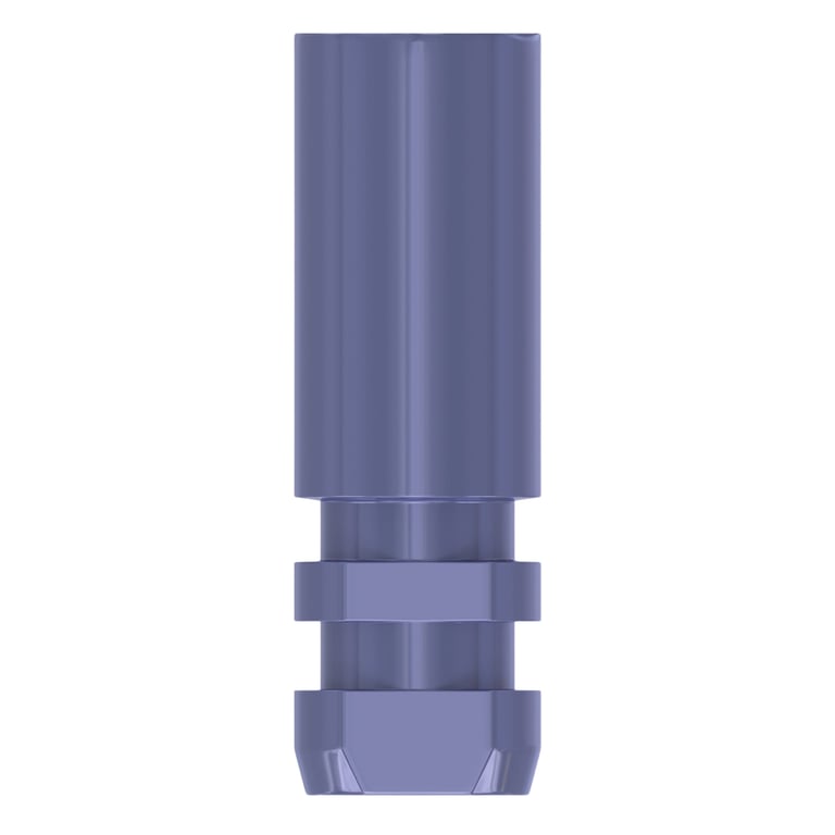 DSI Titanium Implant Analog, Megagen AnyRidge 3.3mm Compatible, Purple, 1/Pk. Replicates implant