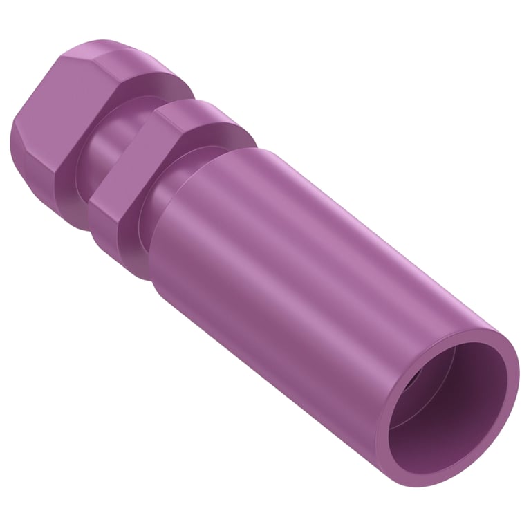 DSI Titanium Implant Analog, Straumann BLX Bone Level Compatible, 1/Pk. Replicates implant