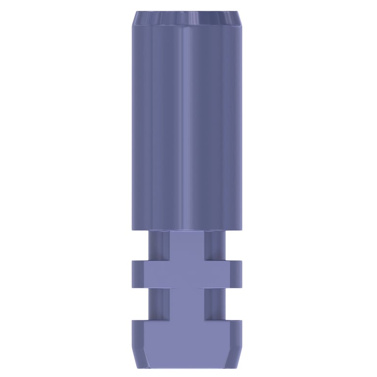DSI Titanium Implant Analog, Zimmer Internal Hex, Standard Platform 3.5mm, Blue, 1/Pk. Replicates