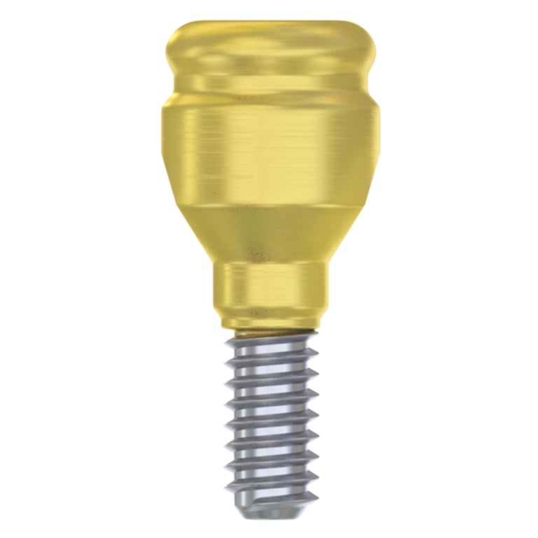 DSI Titanium Loc-In Narrow Abutment, GH 2.0mm, Ø2.42mm NP Internal Hex Compatible, Full Set