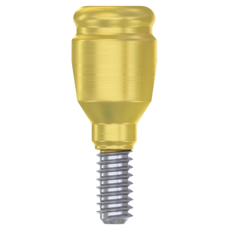 DSI Titanium Loc-In Narrow Abutment, GH 3.0mm, Ø2.42mm NP Internal Hex Compatible, Full Set