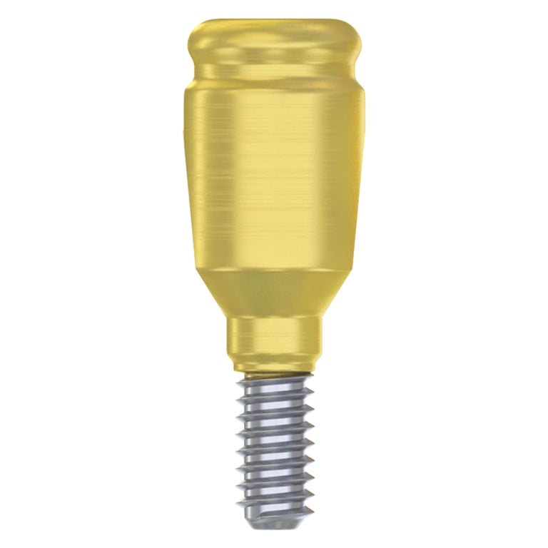 DSI Titanium Loc-In Narrow Abutment, GH 4.0mm, Ø2.42mm NP Internal Hex Compatible, Full Set
