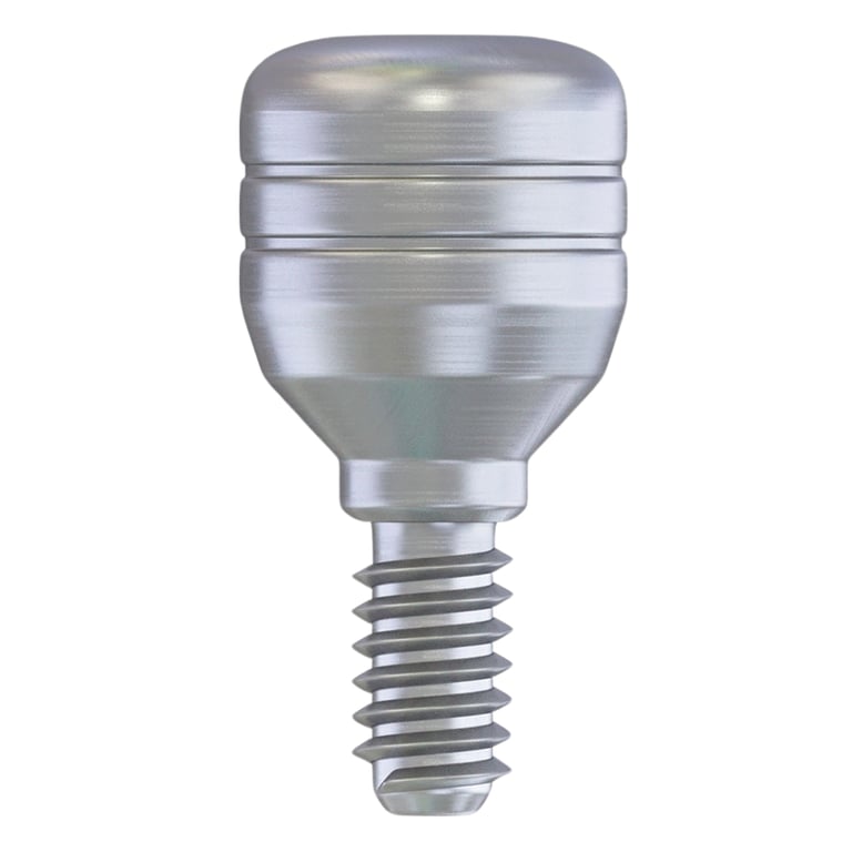 DSI 4.0mm Titanium Healing Cap, Regular Platform Ø2.42mm, 1/Pk. Designed for sealing implants