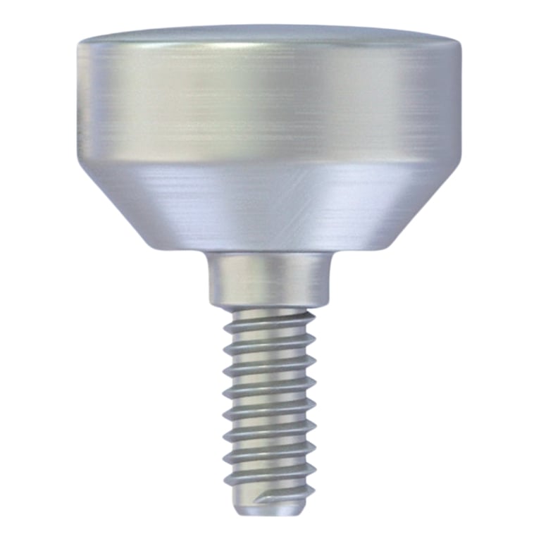 DSI 4.0mm Titanium Standard Extra Wide Healing Cap, Ø6.3mm Body, Regular Platform Ø2.42mm, 1/Pk