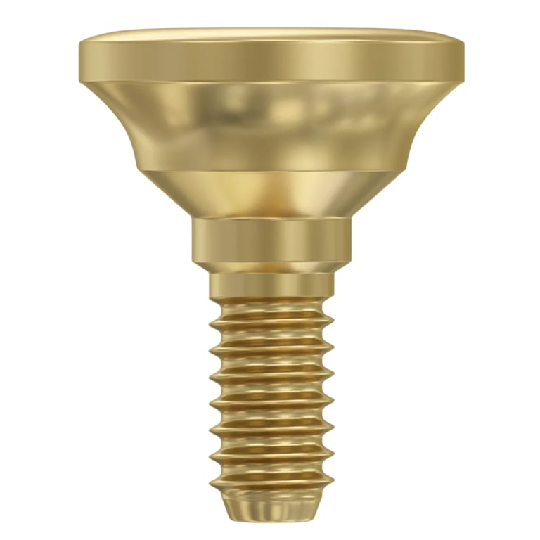 DSI 2.0mm Titanium Wide Concave Healing Cap, Ø5.5mm Body, Regular Platform Ø2.42mm, 1/Pk. Designed