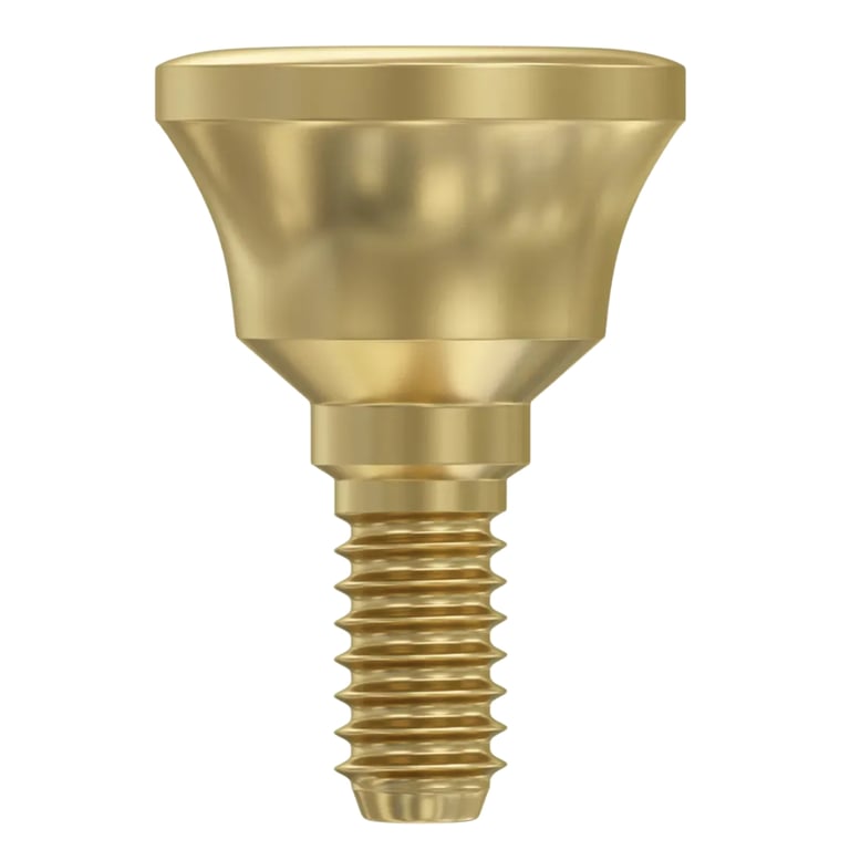 DSI 3.0mm Titanium Wide Concave Healing Cap, Ø5.5mm Body, Regular Platform Ø2.42mm, 1/Pk. Designed