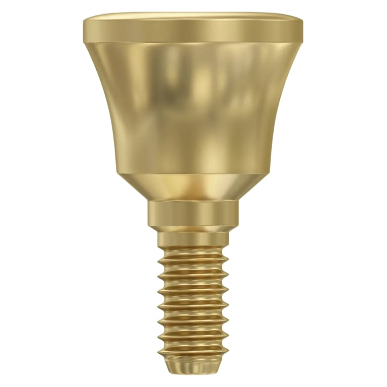 DSI 4.0mm Titanium Wide Concave Healing Cap, Ø5.5mm Body, Regular Platform Ø2.42mm, 1/Pk. Designed