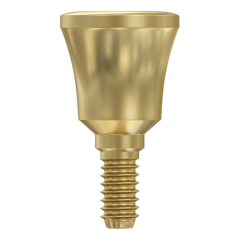 DSI 5.0mm Titanium Wide Concave Healing Cap, Ø5.5mm Body, Regular Platform Ø2.42mm, 1/Pk. Designed