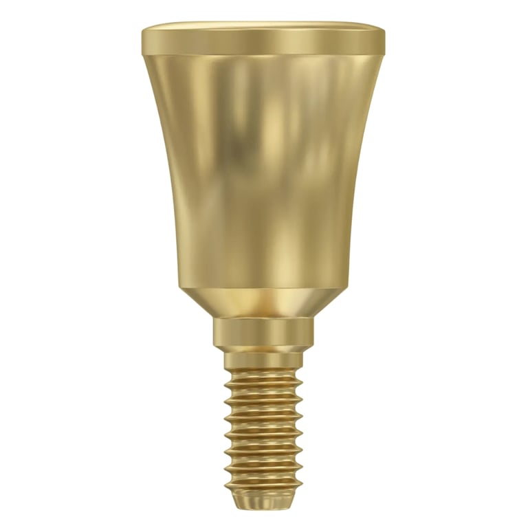 DSI 6.0mm Titanium Wide Concave Healing Cap, Ø5.5mm Body, Regular Platform Ø2.42mm, 1/Pk. Designed