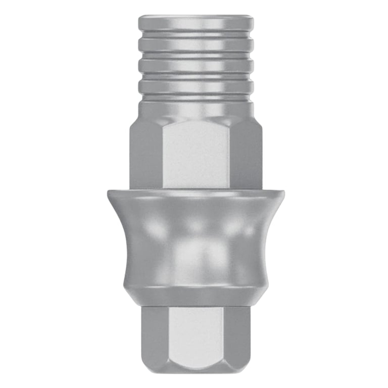 DSI Ti-Base Ø4.5mm Titanium Straight Abutment w/Screw, 2mm GH, Internal Hex RP, 1/Pk. Machined
