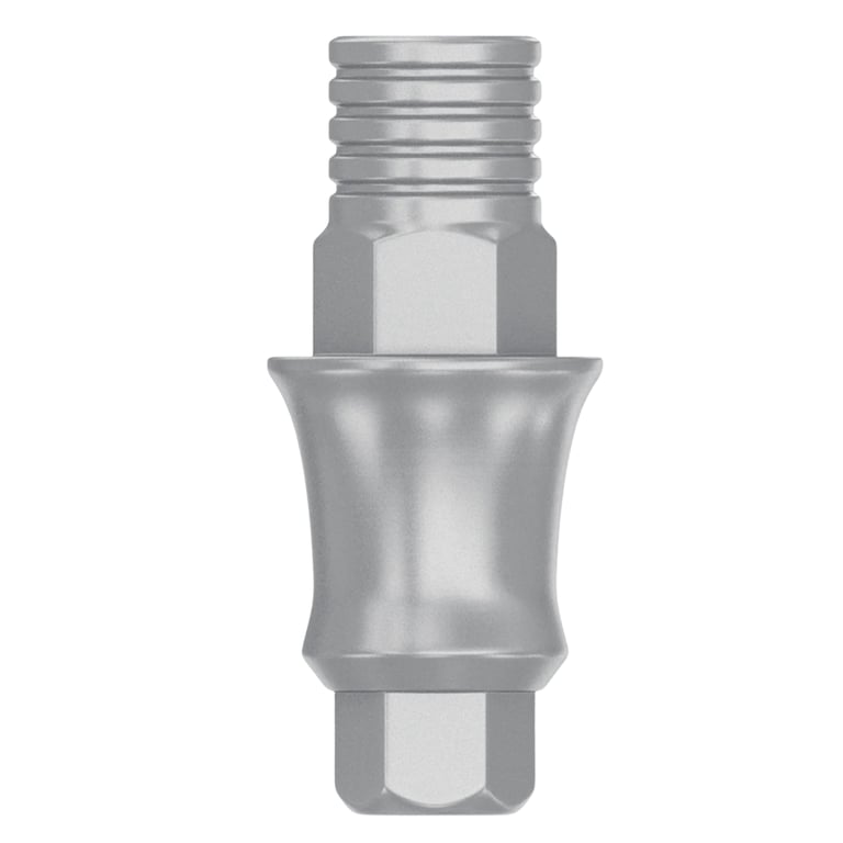 DSI Ti-Base Ø4.5mm Titanium Straight Abutment w/Screw, 4mm GH, Internal Hex RP, 1/Pk. Machined