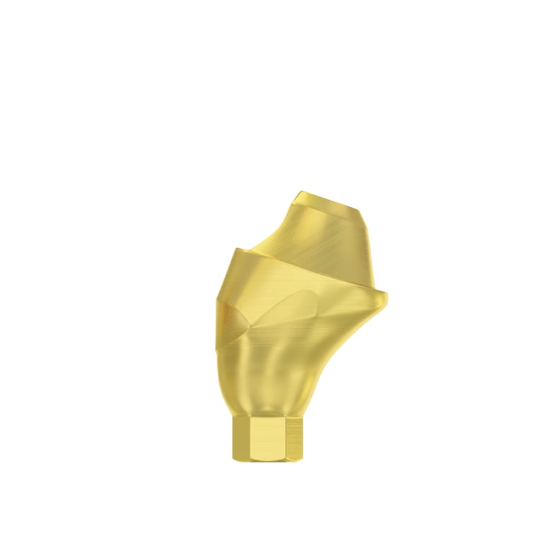 DSI Titanium NP Angulated Multi-Unit Abutment, 17°, 2.0mm, Conical Compatible, 1/Pk. Designed