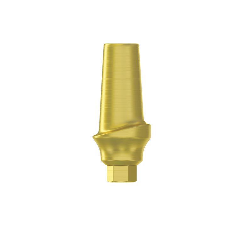 DSI, Ø5.00mm Titanium Concave Straight Abutment, 4.0mm GH, Internal Hex 2.42mm RP, 1/Pk. Designed