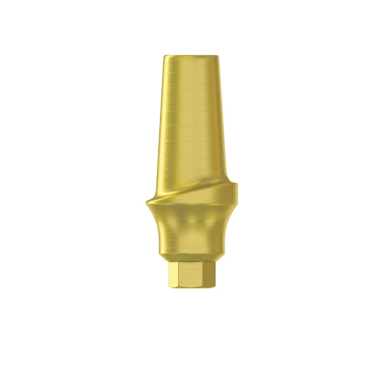 DSI, Ø5.00mm Titanium Concave Straight Abutment, 3.0mm GH, Internal Hex 2.42mm RP, 1/Pk. Designed