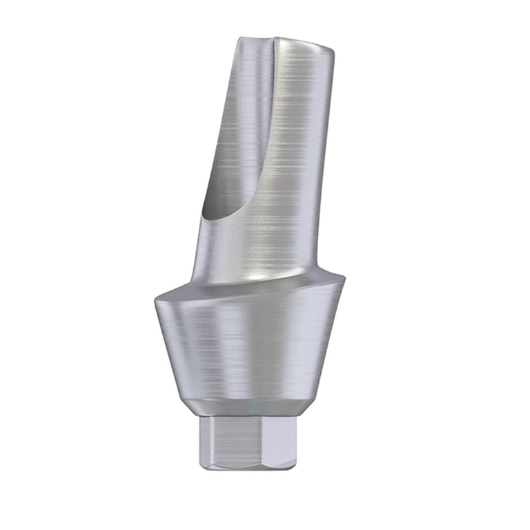 DSI 15° Angulated Anatomic Titanium Implant Abutment, Ø2.42mm RP Internal Hex, GH 3.0mm, 1/Pk