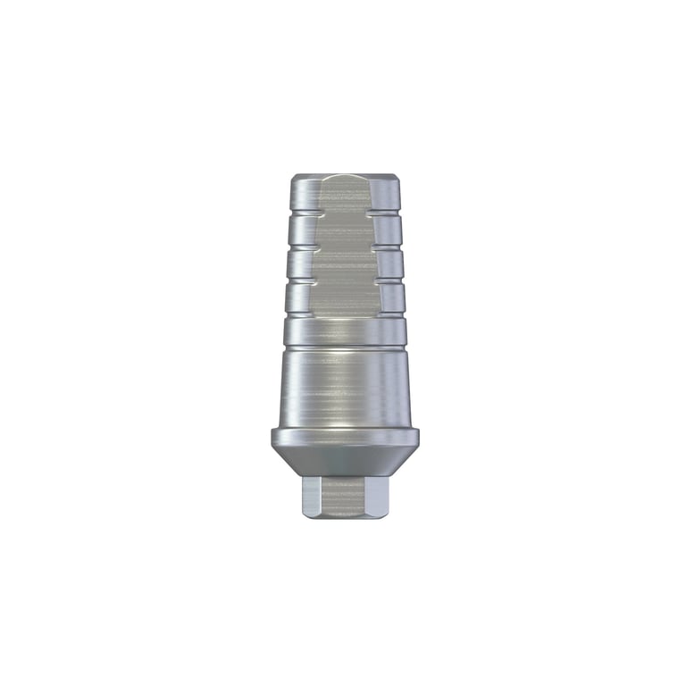 DSI Titanium RP Shoulder Straight Abutment, 1.0mm, Internal Hex Compatible, 1/Pk. Features grade 5